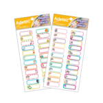 190- 155426-1600-auto etiqueta para marcar útiles niñas