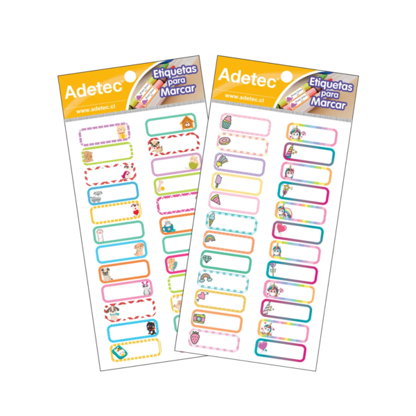 Pack Etiquetas PRO Escolar Adetec