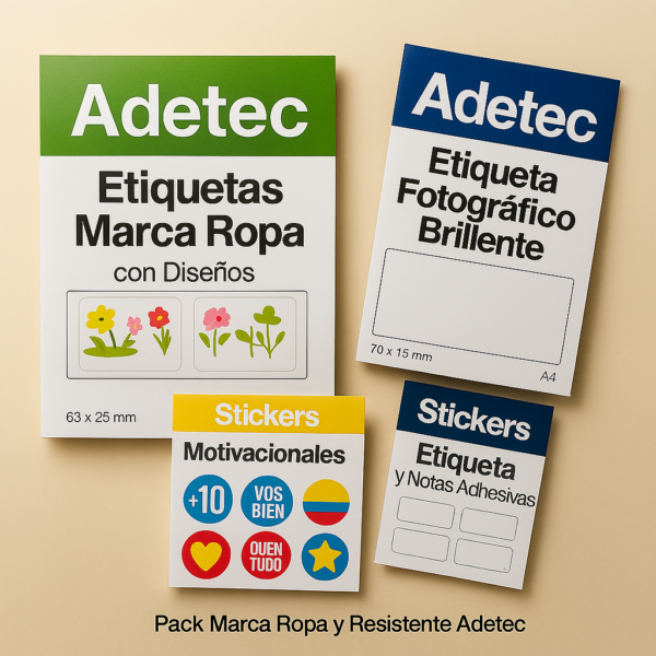 Pack Marca Ropa & Resistente Adetec