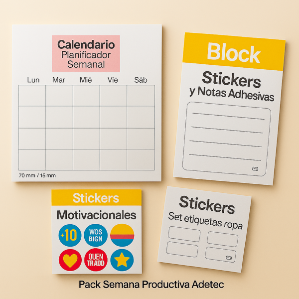 Pack Semana Productiva Adetec