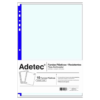 funda archivador resistente carta 10 un - borde azul