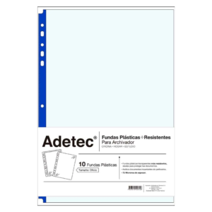 9072 - 155756-1200-auto funda archivador resistente oficio 10 un - borde azul