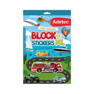 892- 156460-1200-auto BLOCK DE STICKERS XL MODELO TRANSPORTES